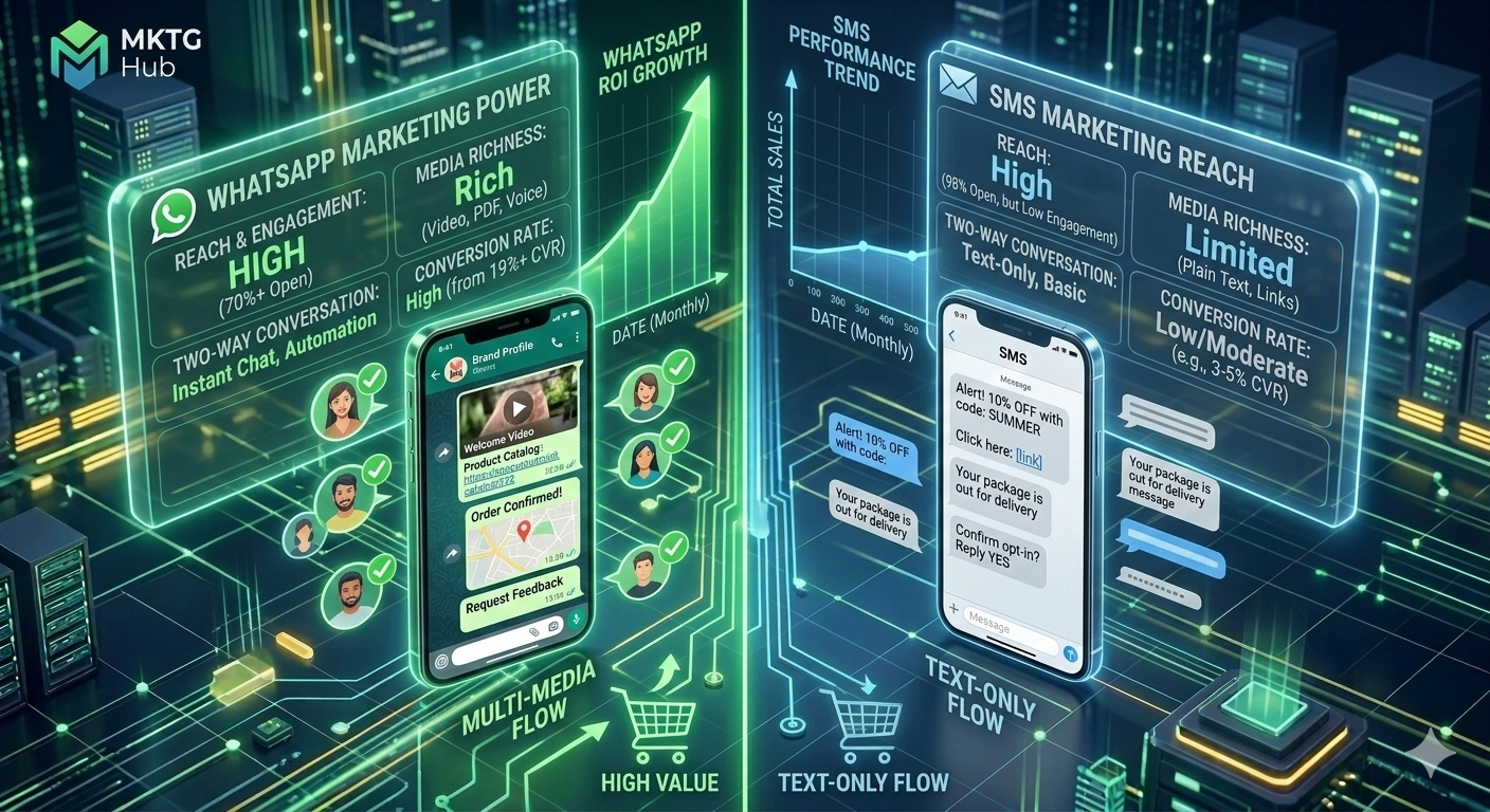 WhatsApp Marketing vs SMS Marketing: Which One is Better?