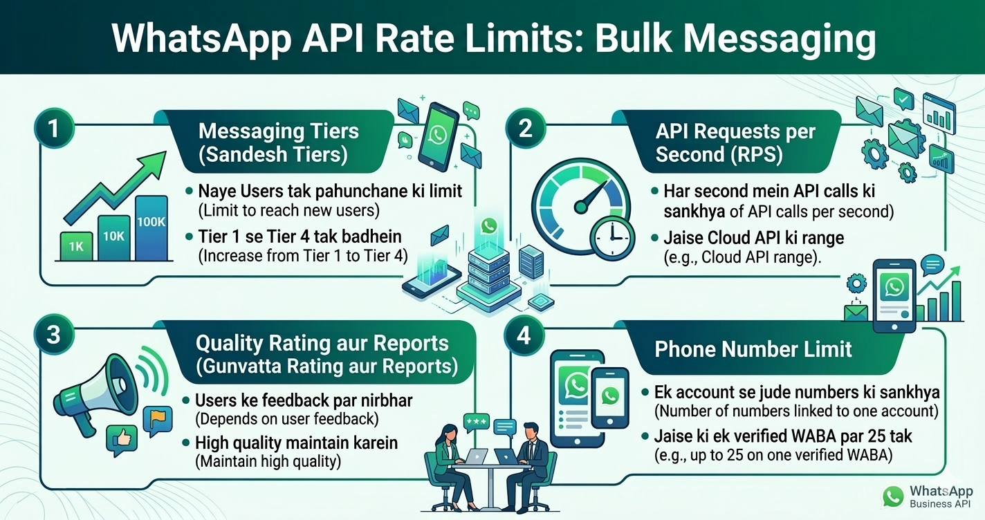 Understanding WhatsApp API Rate Limits for Bulk Messaging