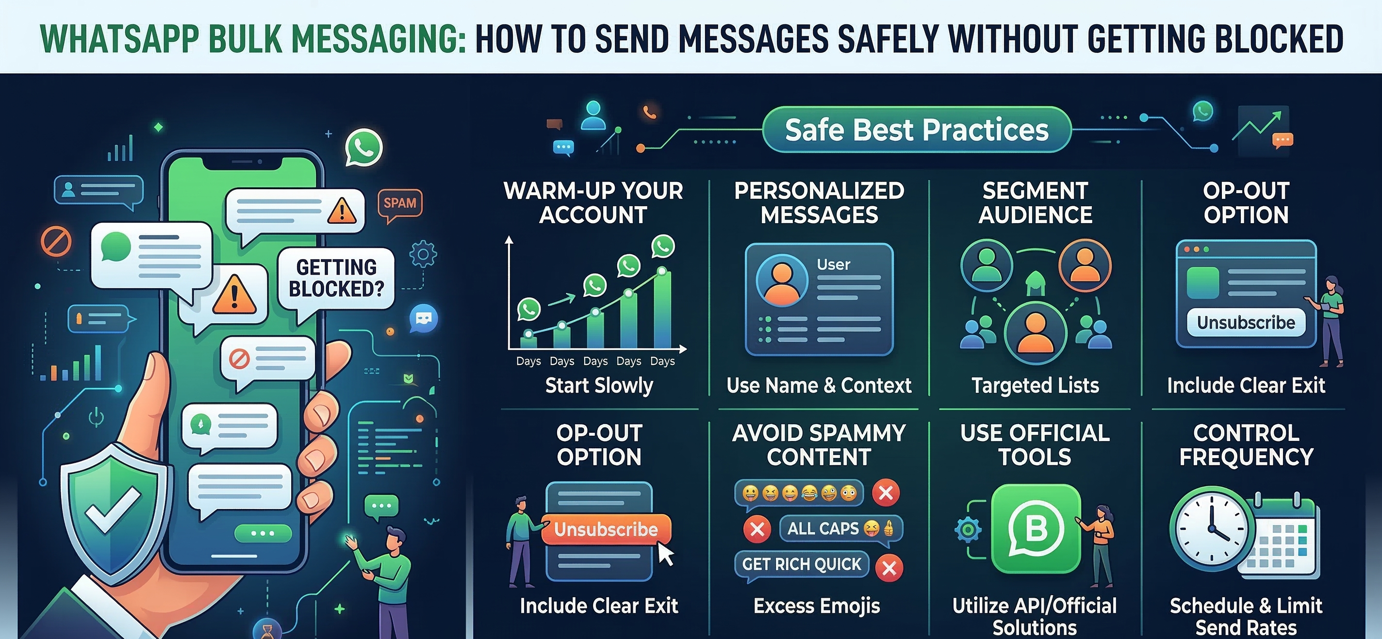WhatsApp Bulk Messaging: How to Send Messages Safely Without Getting Blocked