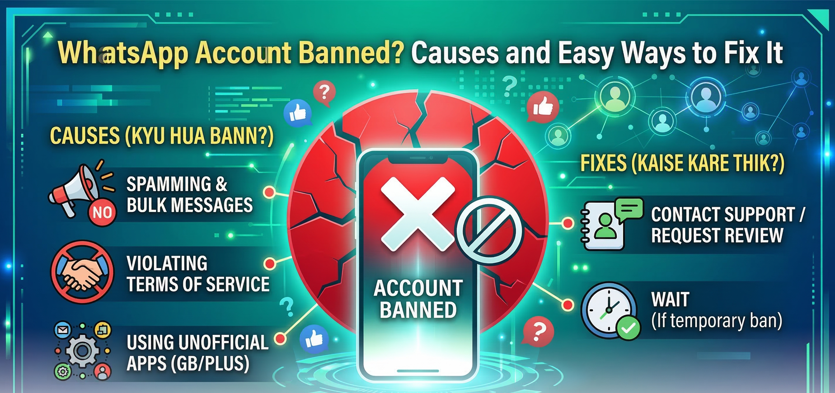 WhatsApp Account Banned? Causes and Easy Ways to Fix It