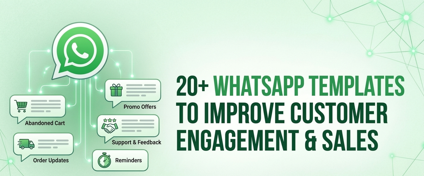20+ WhatsApp Templates to Improve Customer Engagement & Sales