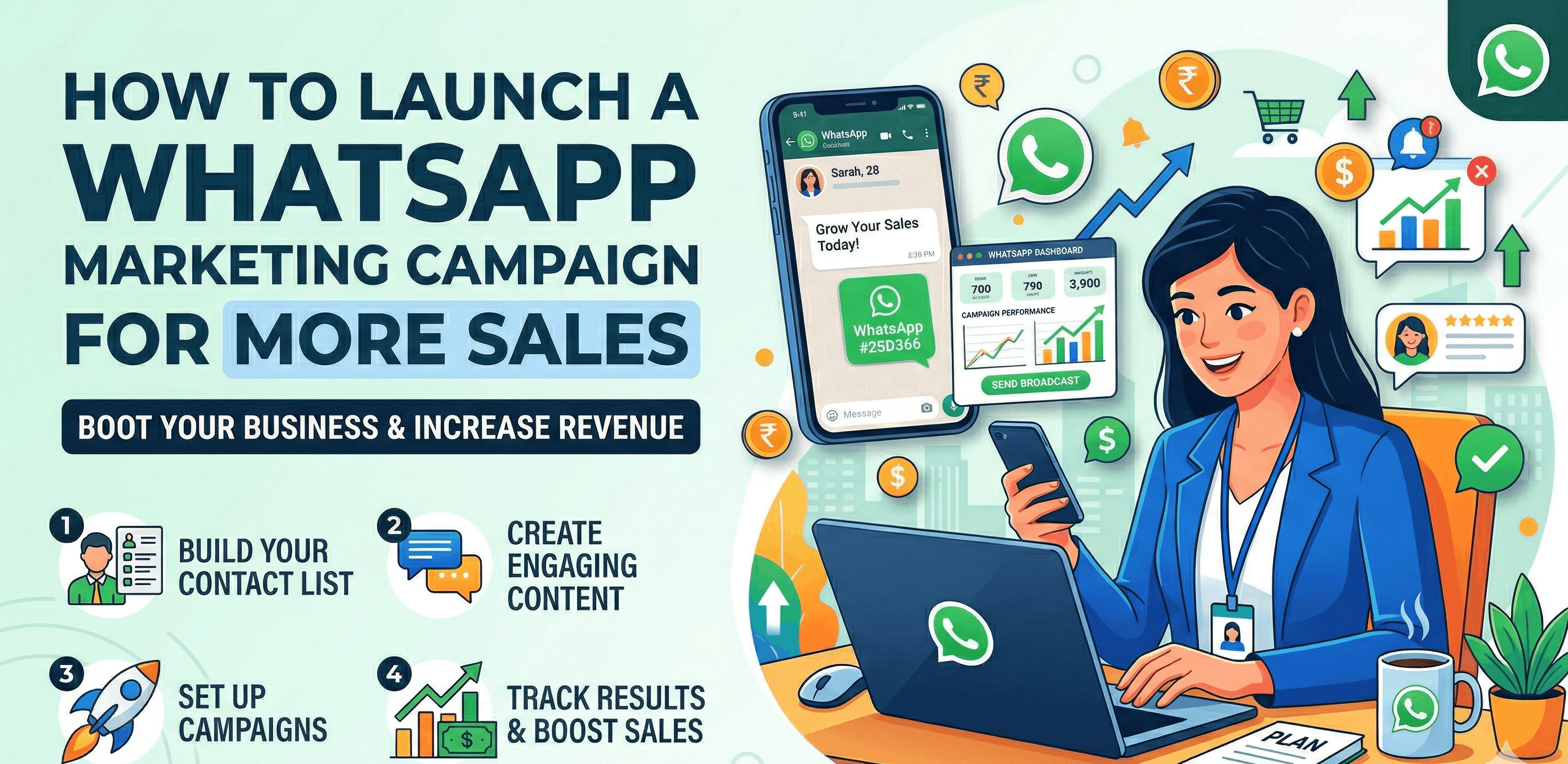 How To Launch WhatsApp Marketing Campaign For More Sales