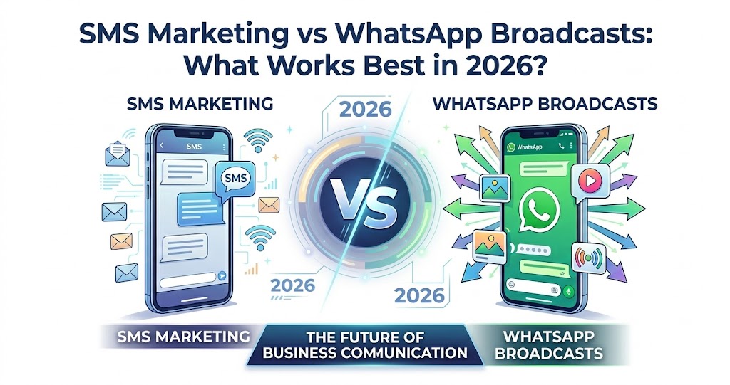 SMS Marketing vs WhatsApp Broadcasts: What Works Best in 2026?
